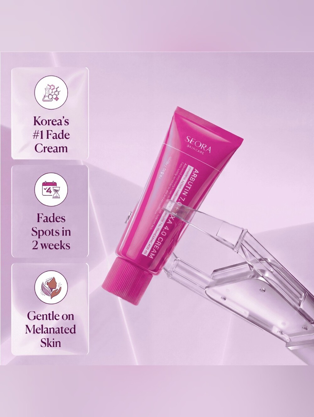 Seora Arbutin 7.0+ TXA 4.0 Cream – Pink Brightening Treatment 1.76oz